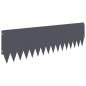 Preview: Rasenkante 20 stk. 103 x 30 cm Stahl Anthrazit