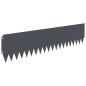 Preview: Rasenkante 10 stk. 103 x 25 cm Stahl Anthrazit