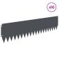 Preview: Rasenkante 10 stk. 103 x 25 cm Stahl Anthrazit