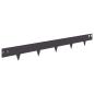 Preview: Raseneinfassung 50 stk. 100 x 12 cm Stahl Schwarz