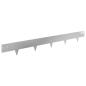 Preview: Raseneinfassung 50 stk. 100 x 12 cm Stahl Silber