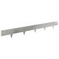 Preview: Raseneinfassung 30 stk. 100 x 12 cm Stahl Silber