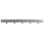 Preview: Raseneinfassung 30 stk. 100 x 12 cm Stahl Silber