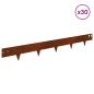 Preview: Raseneinfassung 30 stk. 100 x 12 cm Stahl Rostig