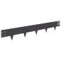Preview: Raseneinfassung 50 stk. 100 x 15 cm Stahl Schwarz