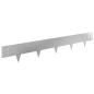 Preview: Raseneinfassung 50 Stk. 100 x 15 cm Stahl Silber