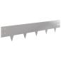 Preview: Raseneinfassung 20 Stk. 100 x 20 cm Stahl Silber