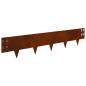 Preview: Raseneinfassung 20 Stk. 100 x 20 cm Stahl Rostig