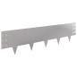 Preview: Raseneinfassung 30 stk. 100 x 25 cm Stahl Silber