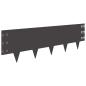 Preview: Raseneinfassung 30 stk. 100 x 30 cm Stahl Schwarz