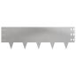 Preview: Raseneinfassung 30 Stk. 100 x 30 cm Stahl Silber