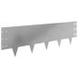 Preview: Raseneinfassung 20 stk. 100 x 30 cm Stahl Silber