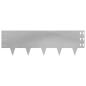 Preview: Raseneinfassung 20 stk. 100 x 30 cm Stahl Silber