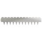 Preview: Raseneinfassung 30 stk. 103 x 20 cm Stahl Silber