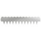 Preview: Raseneinfassung 30 Stk. 103 x 20 cm Stahl Silber