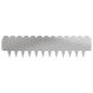 Preview: Raseneinfassung 10 stk. 103 x 25 cm Stahl Silber