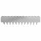Preview: Raseneinfassung 10 stk. 103 x 25 cm Stahl Silber
