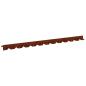 Preview: Raseneinfassung 20 stk. 102 x 4 x 4 cm Stahl Rostig