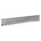 Preview: Raseneinfassung 20 stk. 102 x 15 x 4 cm Stahl Silber