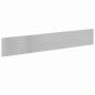 Preview: Rasenkante 20 stk. 100 x 18 cm Stahl Silber