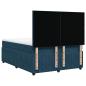 Preview: Boxspringbett mit Matratze Dunkelblau 160x200 cm Samt