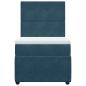 Preview: Boxspringbett mit Matratze Blau 80x200 cm Samt