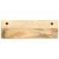 Preview: Wandgarderobe 60 x 15 x 20 cm Raues Mango-Massivholz