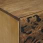 Preview: Sideboard 2 pcs Braun 60 x 33,5 x 75 cm Massivholz Mango