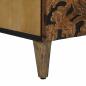 Preview: Sideboard 2 pcs Braun 60 x 33,5 x 75 cm Massivholz Mango