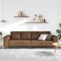 Preview: Wohnzimmer Couch Braun 250 x 77 x 76 cm