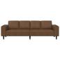 Preview: Wohnzimmer Couch Braun 250 x 77 x 76 cm