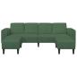 Preview: Sofa Dunkelgrün 250 x 188 x 76 cm Cordstoff