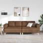 Preview: Wohnzimmer Couch 3 pcs Braun