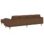 Preview: Wohnzimmer Couch 3 pcs Braun