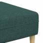 Preview: Sofa mit Kissen 3 pcs Dunkelgrün Stoff
