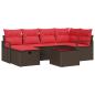 Preview: Gartensofa-set mit Kissen mit Speicher Poly-Rattan