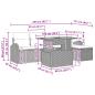 Preview: Garten-Sofa-Set 6 pcs Schwarz Poly-Rattan