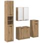 Preview: Badezimmermöbel-Set 4 stk. Artisan-Eiche 64,5 x 33,5 x 59 cm