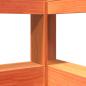Preview: Bücherregal-Bett Uni 2 stk. Wachsbraun 200 x 160 cm
