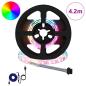Preview: LED Streifen 12 Stk. Schwarz und Transparent