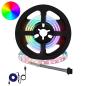Preview: ARDEBO.de - LED Streifen 12 Stk. Schwarz und Transparent