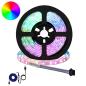 Preview: ARDEBO.de - LED Streifen 12 Stk. Schwarz und Transparent