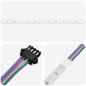 Preview: LED Streifen 12 Stk. Schwarz und Transparent