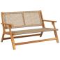 Preview: ARDEBO.de - gartenmöbel Beige 122 x 78 x 73 cm Massivholz Akazie