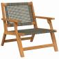 Preview: gartenmöbel 2 pcs Grau 67 x 78 x 73 cm Massivholz Akazie
