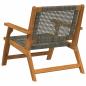 Preview: gartenmöbel 2 pcs Grau 67 x 78 x 73 cm Massivholz Akazie