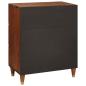 Preview: Sideboard Braun 60 x 33 x 75 cm Massivholz Mango