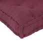 Preview: Pallet Sofa Kissen 3 Stk. Stoff Kastanienbraun 120 x 80 x 38 cm