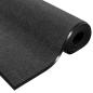 Preview: Fußmatte Anthrazit und Schwarz 120 x 250 cm Polyamid und PVC