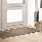 Preview: Fußmatte Beige und Schwarz 60 x 180 cm 100% Polyamid
